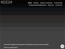 Tablet Screenshot of duncanmultimedia.com